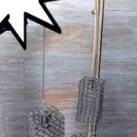 اویزبافت سه شعله ارتفاع قابل تنظیم رنگ نقره ای|لوستر و چراغ آویز|پاکدشت, پاکدشت (مامازند)|دیوار