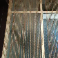 دو عدد پرده چوبی مهره ای بسیار شیک مناسب دکوراتیو|پرده، رانر، رومیزی|قم, انسجام|دیوار