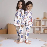 بلوز شلوار دخترانه و پسرانه ست خواهر برادری|کفش و لباس بچه|مشهد, نوید|دیوار