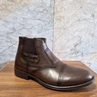 نیم بوت نوین چرم سایز۴۲(چرم طبیعی)