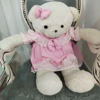 عروسک خرس سفید بزرگ