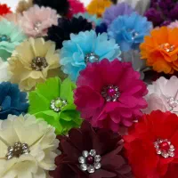 کار در منزل تولید گل های پارچه ای