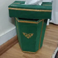 سطل آشغال و جا دستمالی