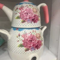سماور و‌قوری شعله مسقتقیم