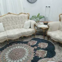 مبل سلطنتی 9 نفره|مبلمان خانگی و میز عسلی|بندر ماهشهر, |دیوار