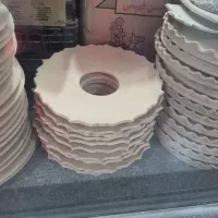 انواع سفال خام  دیوارکوب جهت نقاشی وطراحی عمده تکی