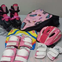 اسکیت مشکی صورتی سایز از ۲۶ تا ۳۰ در حد نو