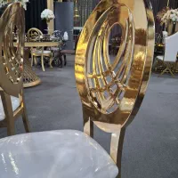 صندلی الاریس طلایی / تالار باغ رستوران