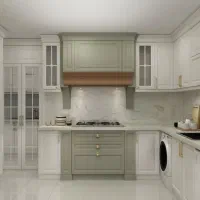 طراحی و ساخت کابینت مدرن هایگلاس با ضمانت|خدمات پیشه و مهارت|گنبد کاووس, |دیوار