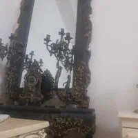 ساعت اینه کنسول شمعدون