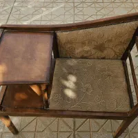 میز تلفن چوبی