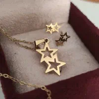 نیم ست استیل رنگ ثابت مدل ستاره|بدلیجات|اراک, |دیوار