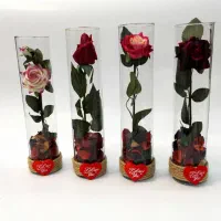 شیشه رز وسرو۳۰ سانت|گل مصنوعی|محمدشهر, ولدآباد|دیوار