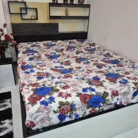 تخت خواب ۲ نفره جکدار بدون تشک|تخت و سرویس خواب|سمنان, |دیوار