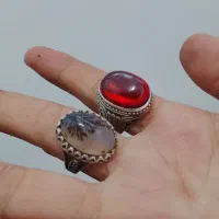 دو عدد انگشتر نقره