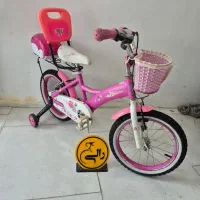 دوچرخه ۱۶ صورتی تمیز