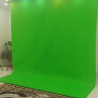 پارچه کروماکی سبز ، مشکی ، سفید ، طوسی