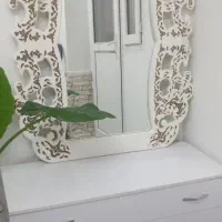 میز آرایش و آیینه|تخت و سرویس خواب|رباط‌کریم, مسکن مهر آبشناسان|دیوار