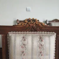 سرویس ناهارخوری ۸ نفره چوبی منبتکاری شده|میز و صندلی غذاخوری|پردیس, فاز ۸|دیوار