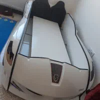 تخت ماشینی بوگاتی با چراغ خواب مدل چراغ راهنمایی|تخت و سرویس خواب|کرمانشاه, |دیوار