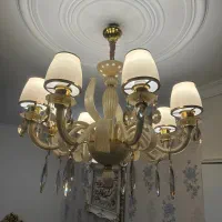 لوستر کریستال کره ای