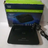 مودم وای فای دار دو آنتن Linksys سالم درحد ADSL+2