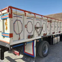 اتاق باری چوبی با روکش فلزی در حد نو|خودرو سنگین|آباده, |دیوار