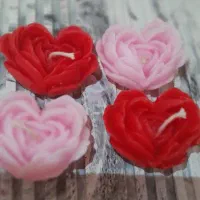 شمع قلب رزی