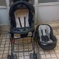 کالسکه و کریر مارک چیکو  سالم و تمیز