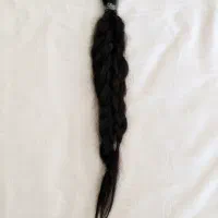 موی طبیعی ۶۰ سانتی بدون رنگ و دکلره مناسب اکستنشن