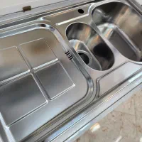 سینک اخوان یک و نیم لگن ۱۰۰ سانت|مصالح و تجهیزات ساختمان|رشت, پارک شهر|دیوار