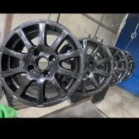 رنگ کوره ای/ قطعات فلزی/ رینگ/ فلاشینگ/ میز