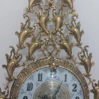 ساعت وگلدان برنز