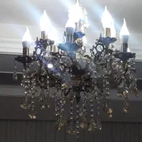 دوعدد لوستر سالم .برنج کامل