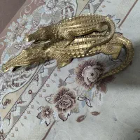 مجسمه های برنزی خارجی تمساح|مجسمه، تندیس، ماکت|تهران, شهرک آسمان|دیوار