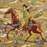 جفت۱۲ متری  طرح دستبافت شکارگاه  ۱۲۰۰شانه