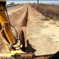 کانال کنی خاکبرداری استخر شفته ریزی