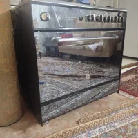 گاز طرح فر پنج شعله تمیز و سالم