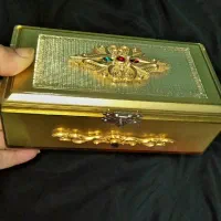 جعبه جواهر موزیکال آنتیک قدیمی سالم