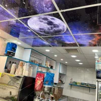 سقف تایل با آسمان مجازی و ۱۷ هالوژن