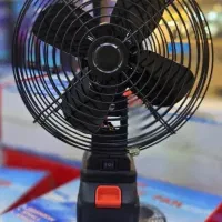 پنکه رومیزی شارژی تمام فلز با ولتاژ ۴۸ ولت