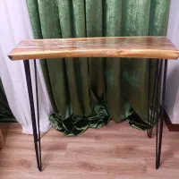 میز کنسول چوب طبیعی سنجد کار خاص