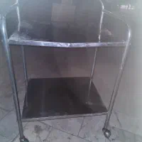 ترولی ۲ طبقه استیل پانسمان