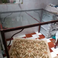 میز نهارخوری بزرگ مدل فرفورژه|میز و صندلی غذاخوری|مشهد, کوی سیدی|دیوار