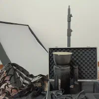 فلاش پرتابل نورپردازی عکاسی میتل کاملا نو و سالم