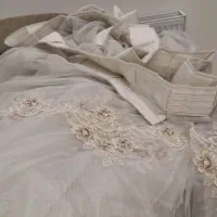 پرده حریر ترک در حد نو