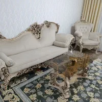 مبل سلطنتی و میز نهار خوری