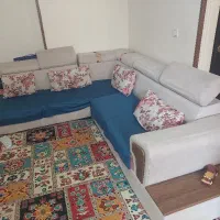 مبل ۷ نفره ال به همراه میز جلو مبلی