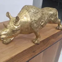 کرگدن برنجی تایلندی اورجینال سنگین وزن قول پیکر|کلکسیون اشیاء عتیقه|تهران, تهرانسر شرقی|دیوار