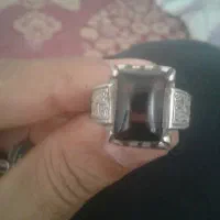 دوعددانگشترنقره قدیمی|بدلیجات|یزد, |دیوار